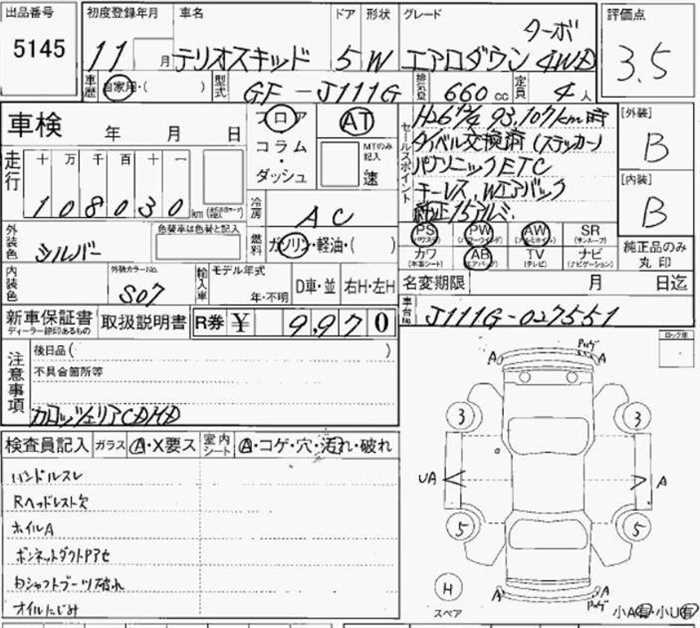 Daihatsu Terios Kid 1999 photo 4