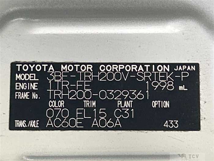 2020 Toyota Hiace Van