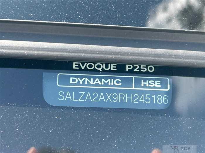 2024 Land Rover RangeRover Evoque