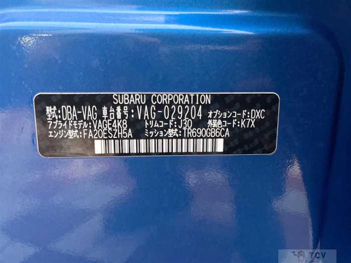 2018 Subaru WRX S4