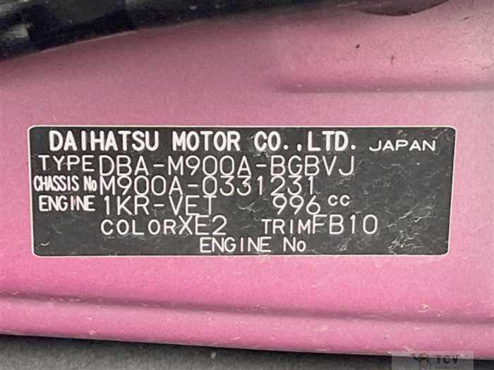 2019 Toyota Tank