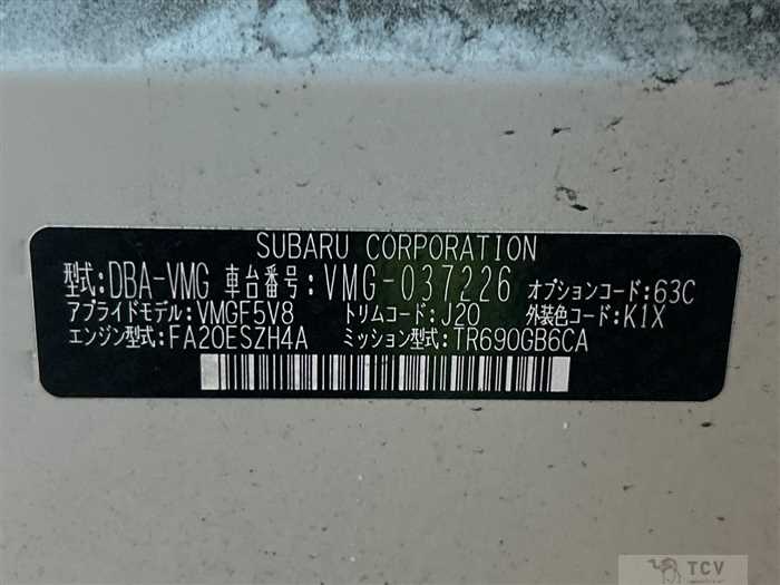 2019 Subaru Levorg