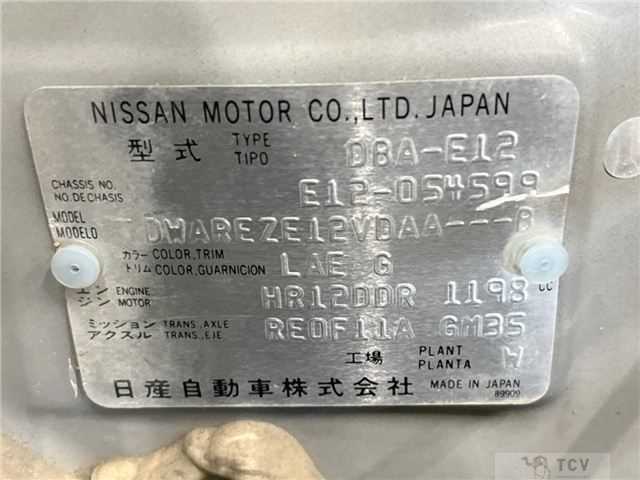 2012 Nissan Note