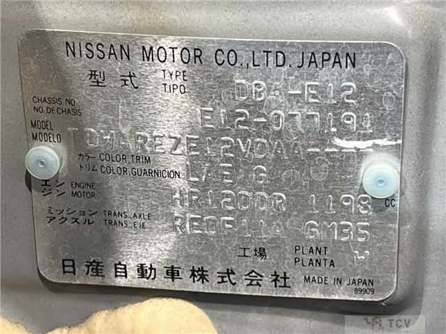 2013 Nissan Note