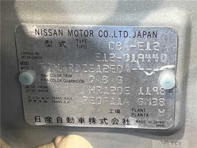 2012 Nissan Note