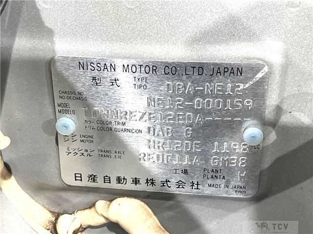 2012 Nissan Note