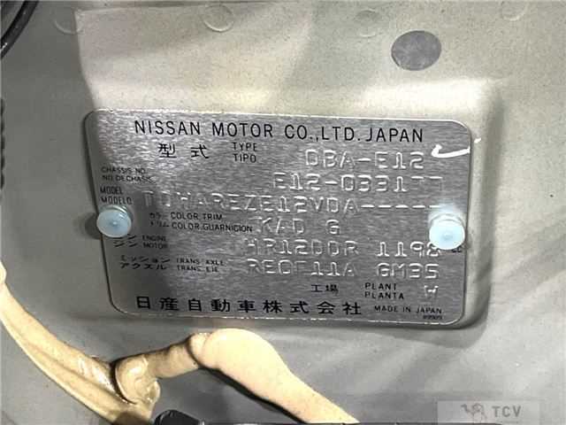 2012 Nissan Note