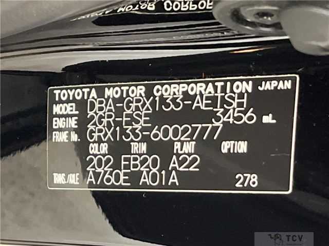 2012 Toyota Mark X