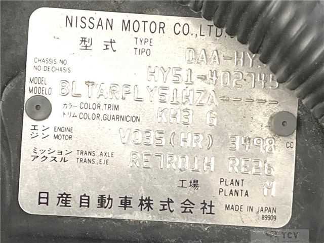 2011 Nissan FUGA HYBRID