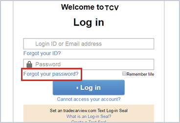 Click Forgot your password? option located below the password text box.